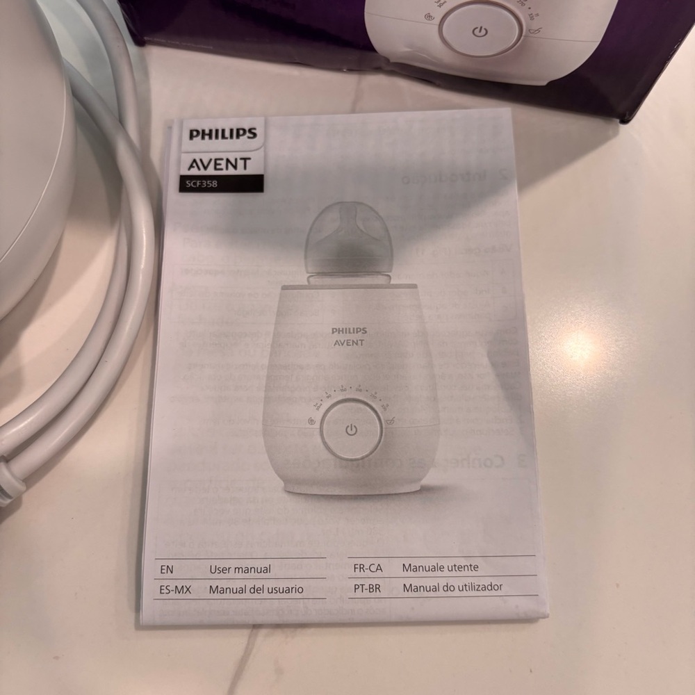 NWT Philips Avent Premium Fast Bottle Warmer-Smart Temp Controlps bottle warmer - Picture 3 of 8